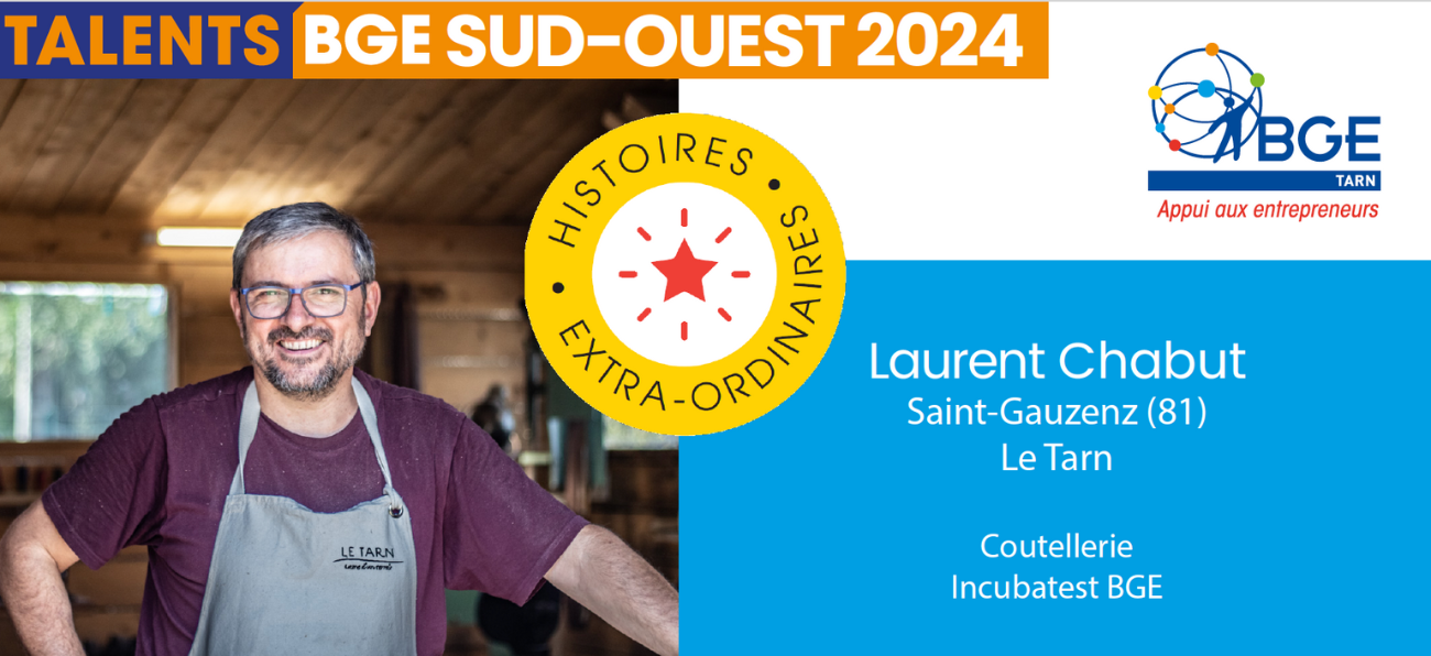 Laurent Chabut - Talent BGE Sud-Ouest 2024