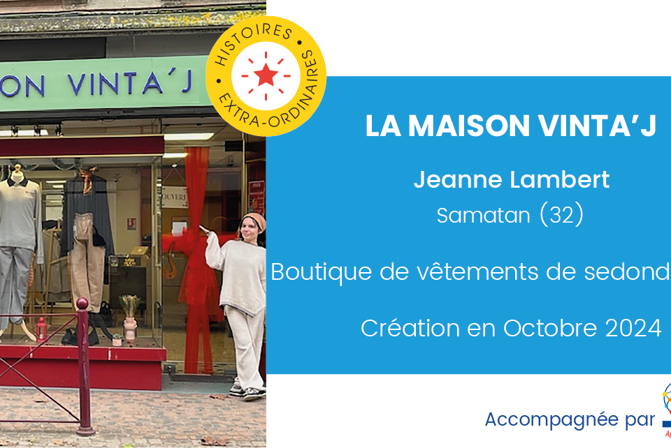 Boutique vêtements seconde main - la Maison Vinta'J - Jeanne Lambert