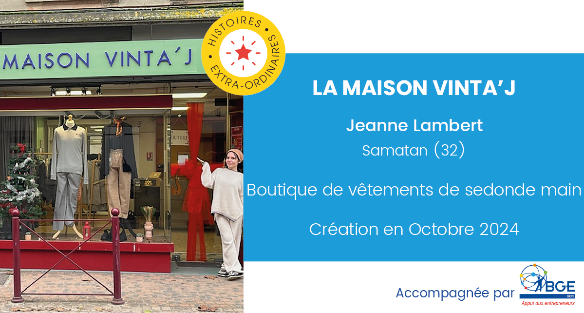 Boutique vêtements seconde main - la Maison Vinta'J - Jeanne Lambert